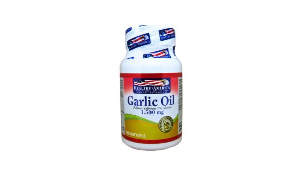 Garlic Oil 1500 mg * 100 softgels HEALTHY HEALTHY AMERICA