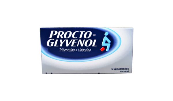 Procto Glyvenol * 5 supositorios GLAXO SMITH KLINE