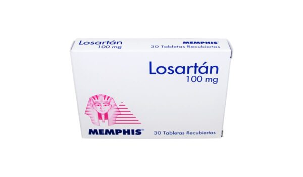 Losartan 100 mg * 30 tabl. MP MEMPHIS