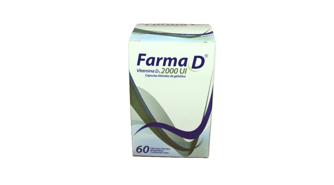 Farma D 2000 UI * 60 caps.
