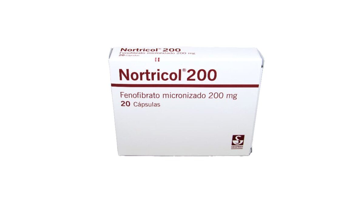 Nortricol 200 mg * 20 caps.