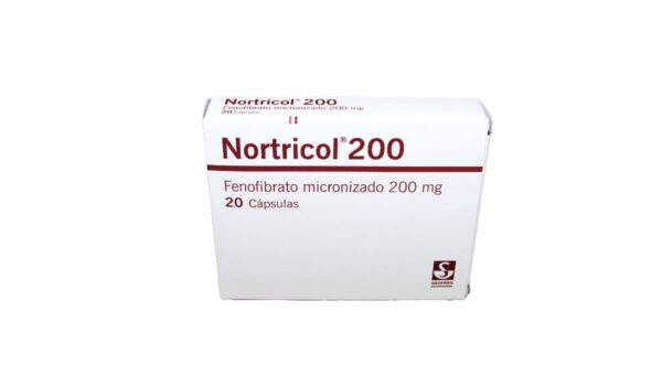 Nortricol 200 mg * 20 caps.