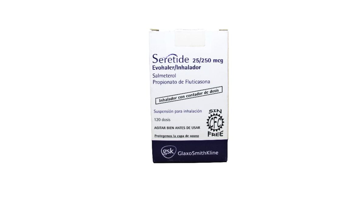 Seretide 25/250 mcg inhalador * 120 dosis 3 Seretide 25/250 mcg inhalador * 120 dosis