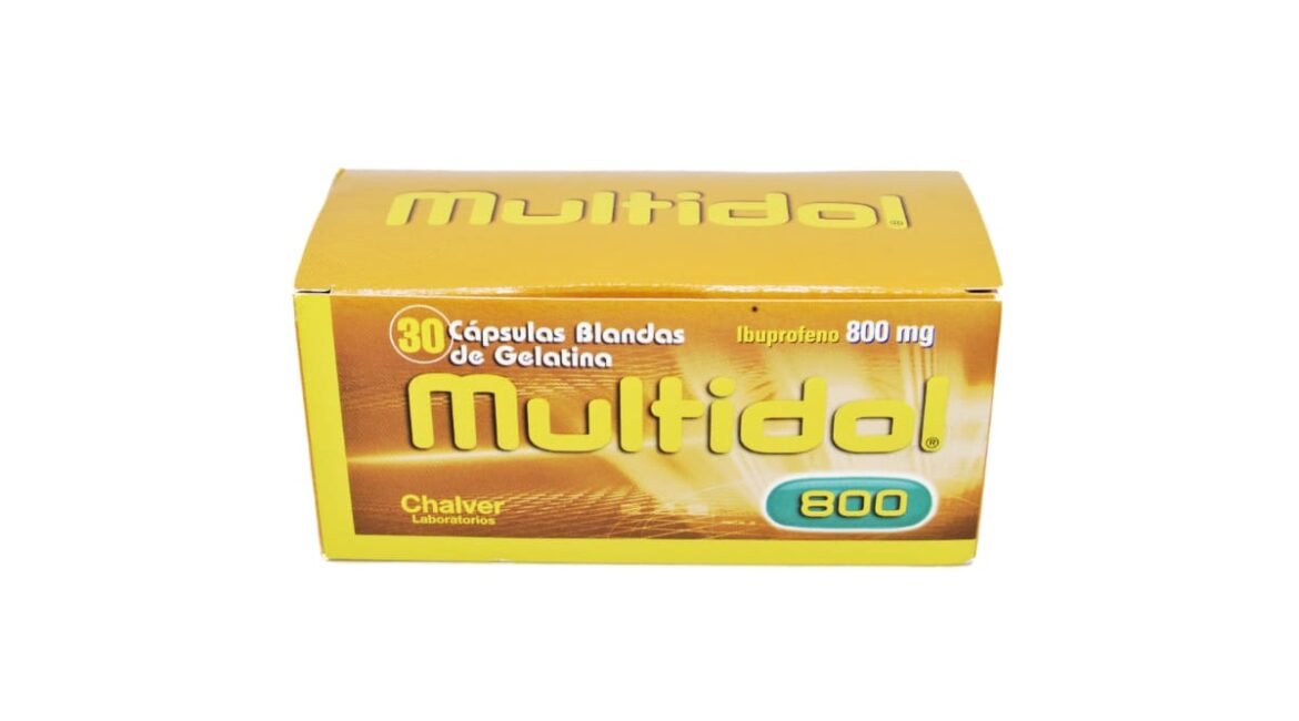 Multidol 800 mg * 3 caps.