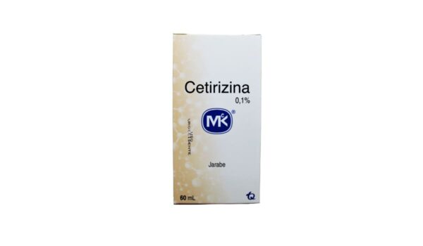 Cetirizina jarabe 0.1% MK * 60 mL. TECNOQUIMICAS