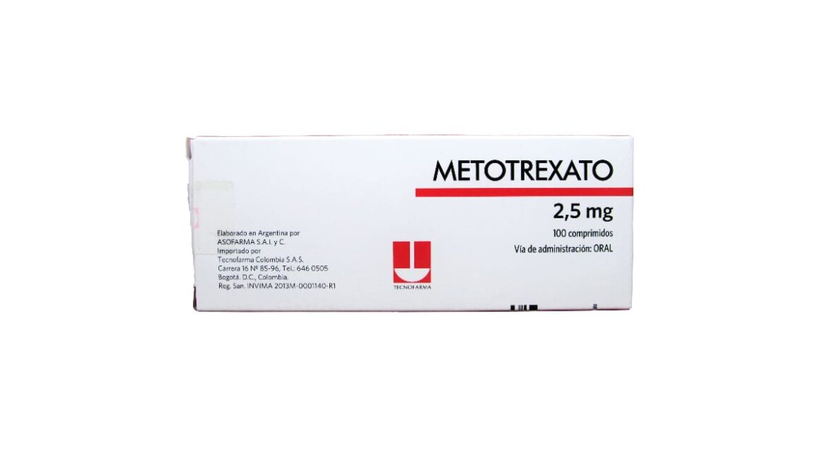 Metotrexato 2.5 mg * 100 comprim.