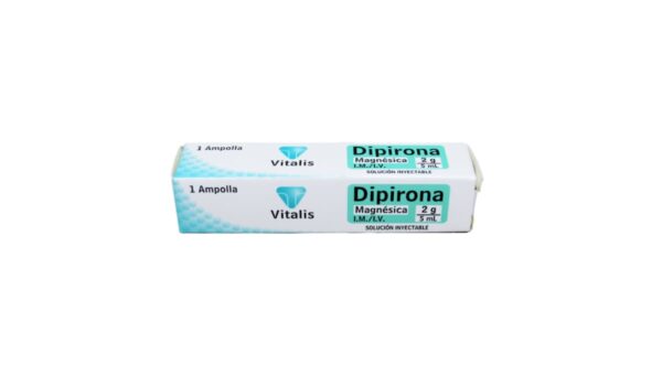 Dipirona Magnesica 2 g/5 mL * 1 amp. VT