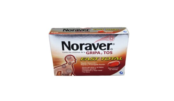 Noraver Gripa-Tos Fast Total * 6 caps. TECNOQUIMICAS