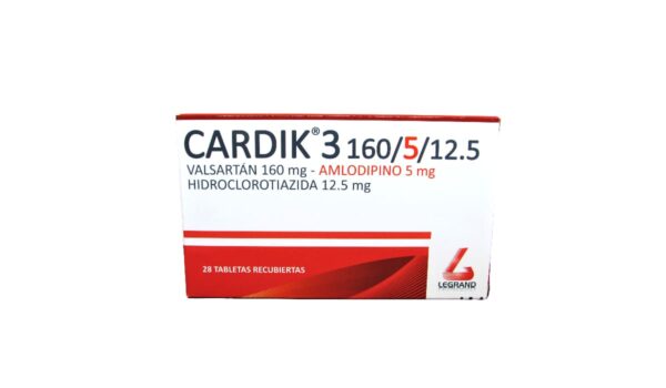 Cardik 3 160/5/12.5 mg * 28 tabl. LEGRAND