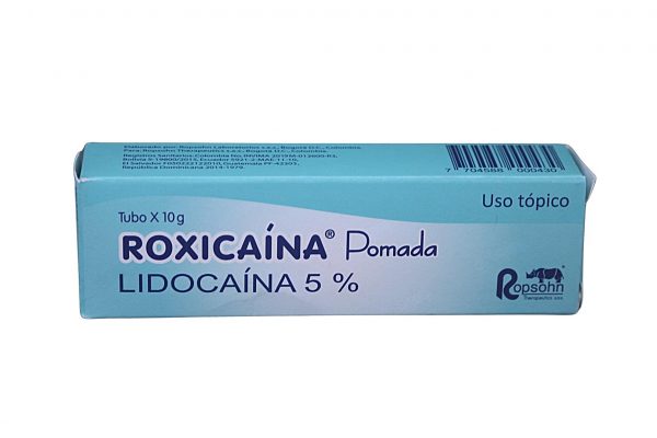 Roxicaina 5% pomada topica * 10 gr. ROPHSON
