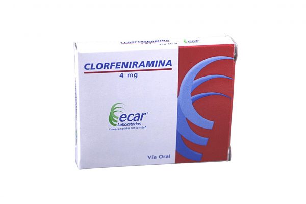 Clorfeniramina 4 mg * 1 tabl. ECAR