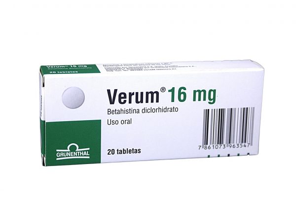 Verum 16 mg * 20 tabl. GRUNENTHAL