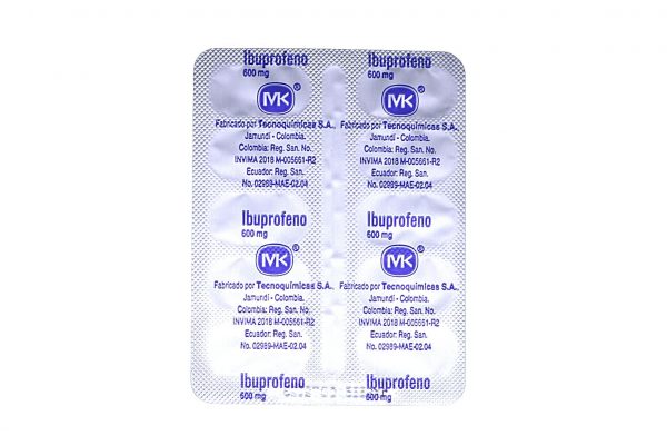 Ibuprofeno MK 600 mg * 10 tabl. TECNOQUIMICAS
