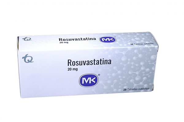 Rosuvastatina MK 20 mg * 28 tabl. TECNOQUIMICAS
