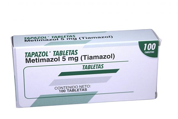 Tapazol 5 mg * 100 tabl. FARMA DE COL. S.A.