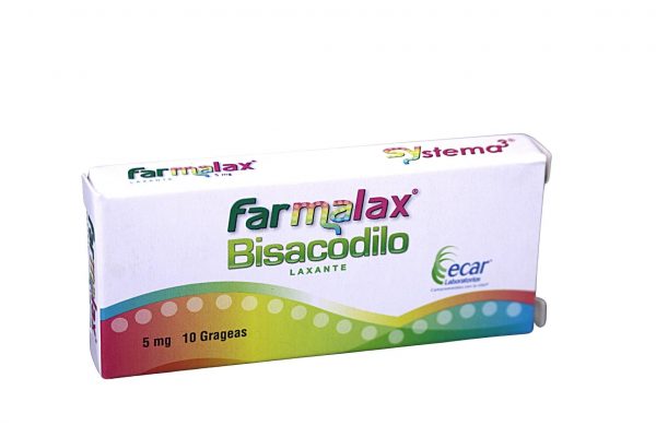 Farmalax Bisacodilo 5 mg * 10 tabl. ECAR