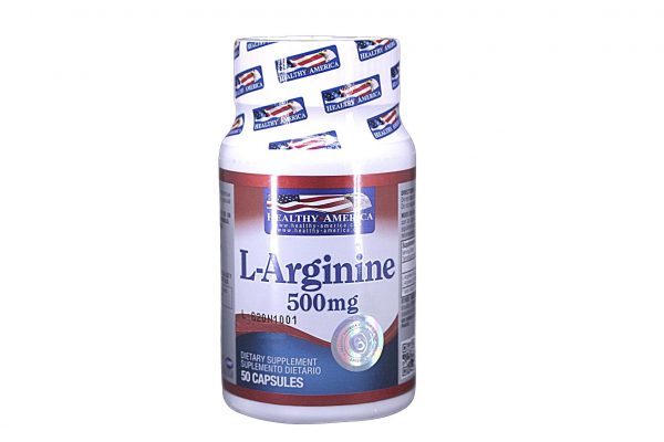 L-Arginine 500 mg * 50 caps. HEALTHY HEALTHY AMERICA