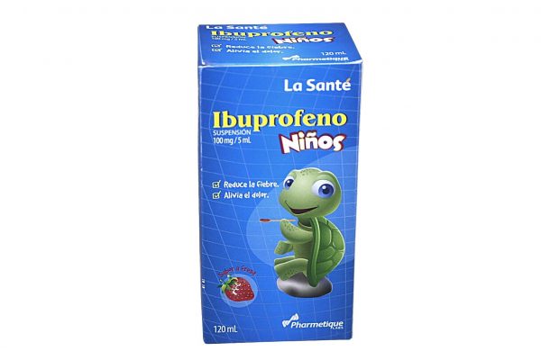 Ibuprofeno 100 mg/5 mL jbe * 120 mL LA SANTE