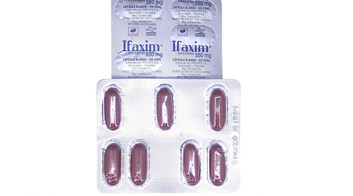 Ifaxim 550 mg * 7 caps.