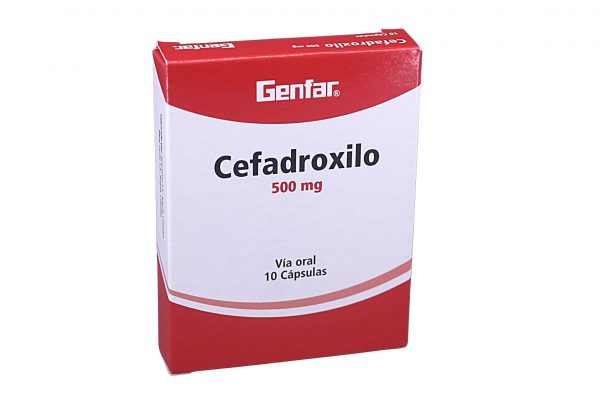 Cefadroxilo GF 500 mg * 10 caps. GENFAR