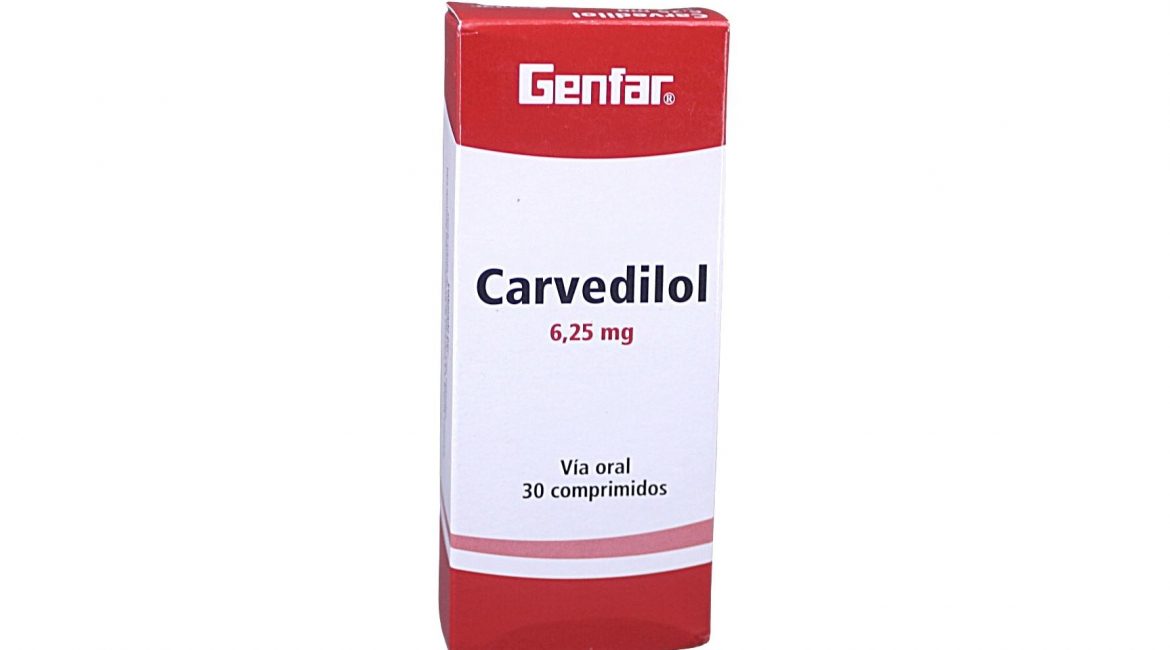 Carvedilol 6.25 mg * 30 tabl. GF