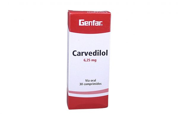 Carvedilol 6.25 mg * 30 tabl. GF GENFAR