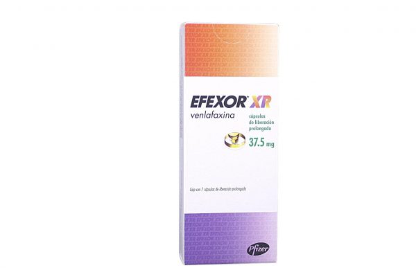 Efexor XR 37.5 mg * 7 caps. PFIZER