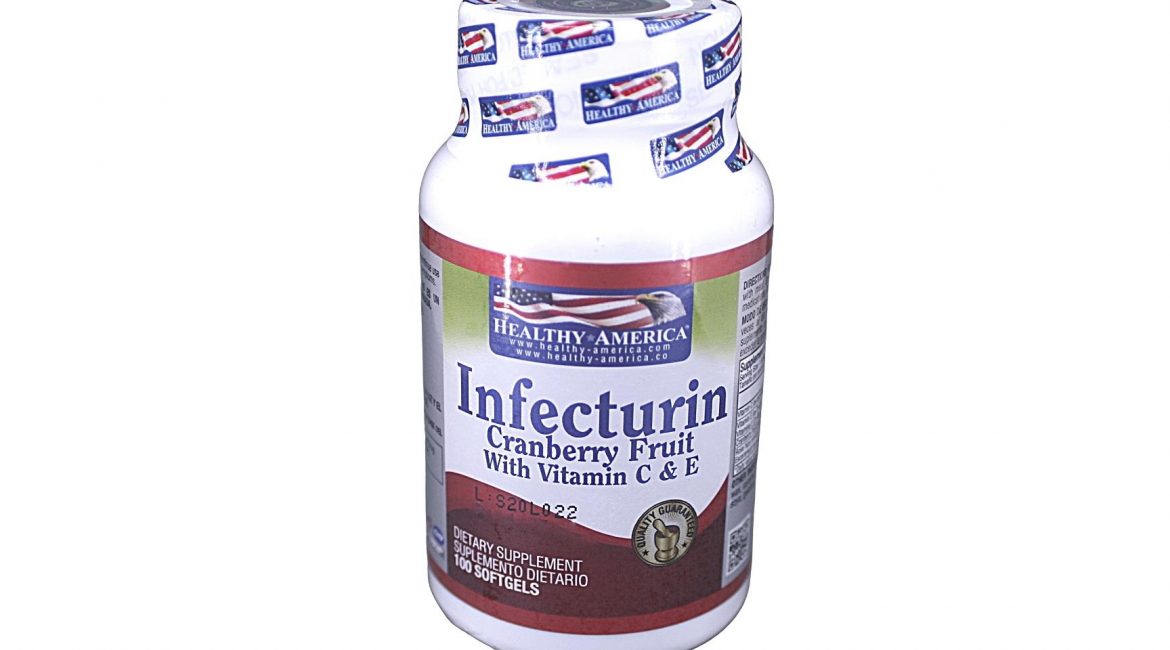 Infecturin Cranberry Fruit+C+E * 100 softgels HEALTHY