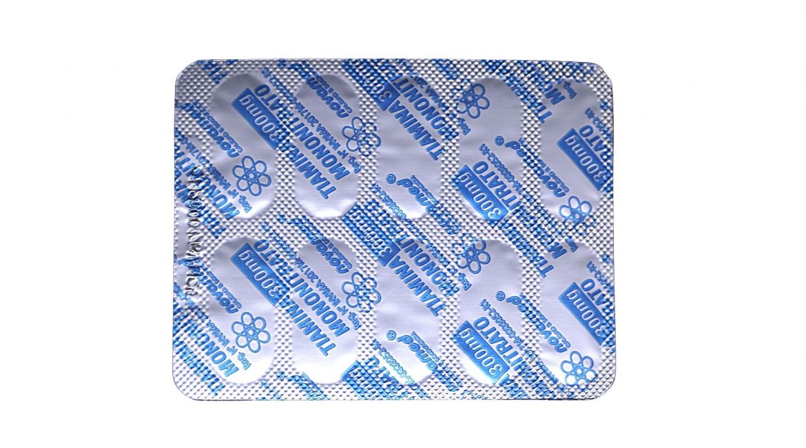Tiamina 300 mg * 10 tabl.