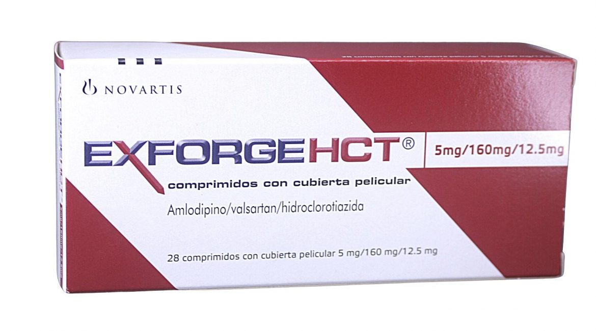 Exforge HCT 5/160/12.5 mg * 28 comprim.