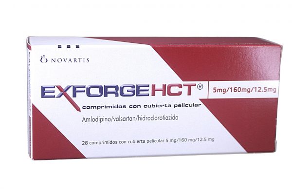Exforge HCT 5/160/12.5 mg * 28 comprim. SIEGFRIED
