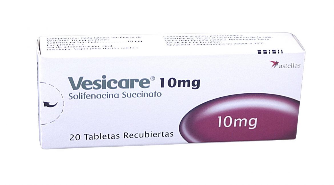 Vesicare 10 mg * 20 tabl. recub.