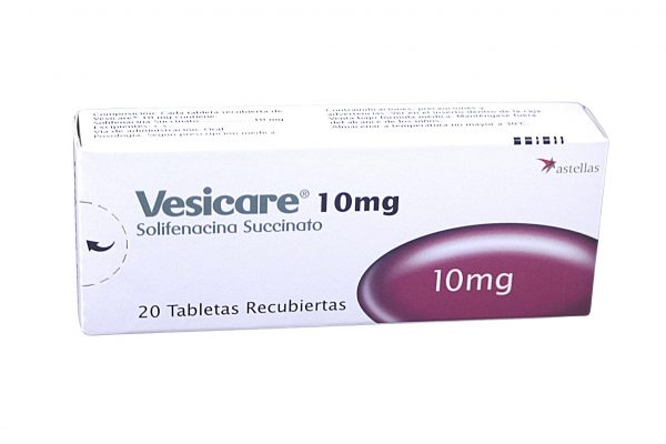 Vesicare 10 mg * 20 tabl. recub. ASTELLAS