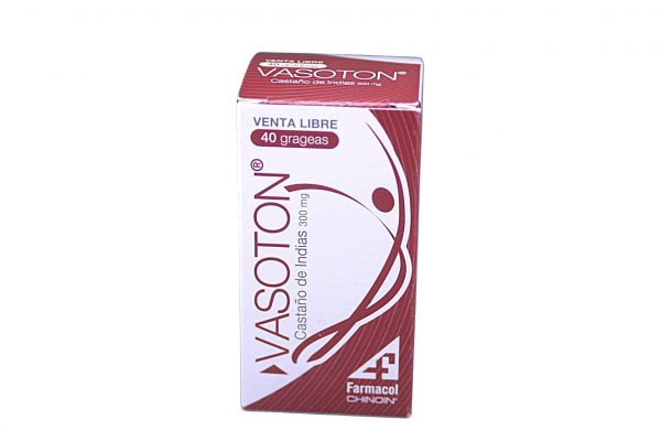 Vasoton * 40 grageas FARMACOL