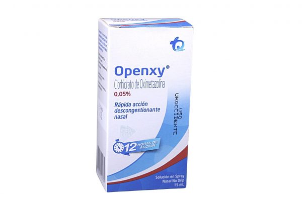 Openxy 0.05% spray nasal * 15 mL. TECNOQUIMICAS