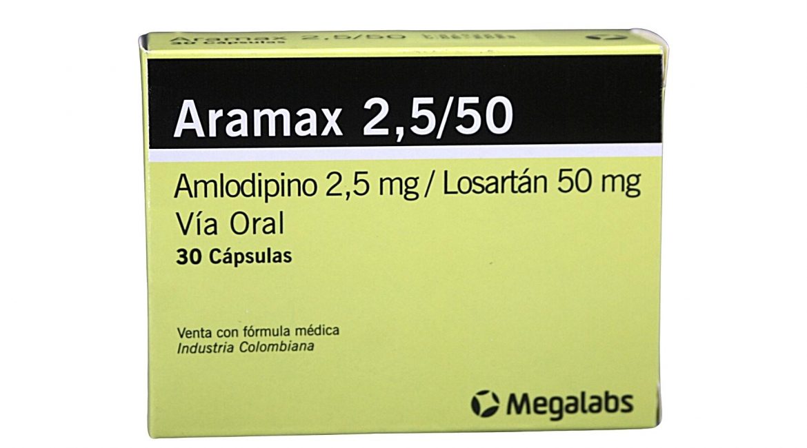 Aramax 2.5/50 mg * 30 caps.
