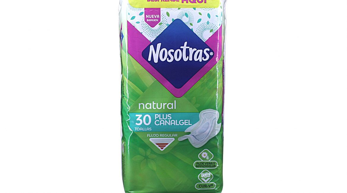 Toallas hig. Nosotras Plus Canalgel * 30 unds.