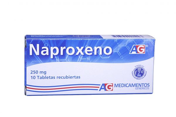 Naproxeno 250 mg * 10 caps. AG ABBOTT