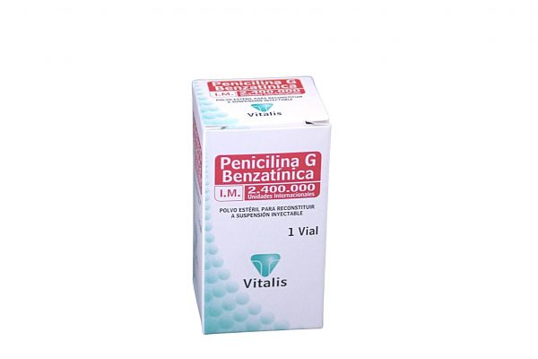 Penicilina G Benzatínica 2.4 I.M. * 1 vial VITALIS