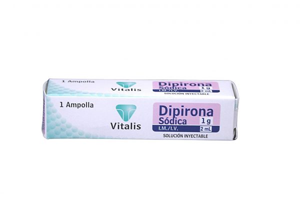 Dipirona Sodica 1g/2 mL * 1 amp. IM/IV VT VITALIS