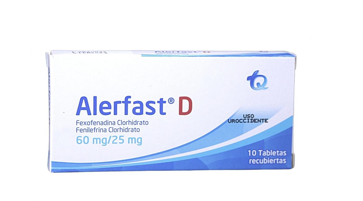 Alerfast D 60/25 mg * 10 tabl.
