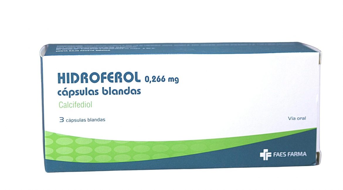 Hidroferol 0.266 mg * 3 caps.