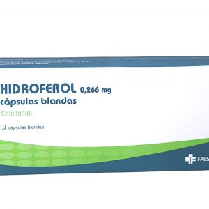 Hidroferol 0.266 mg * 3 caps.