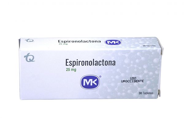 Espironolactona MK 25 mg * 30 tabl. TECNOQUIMICAS