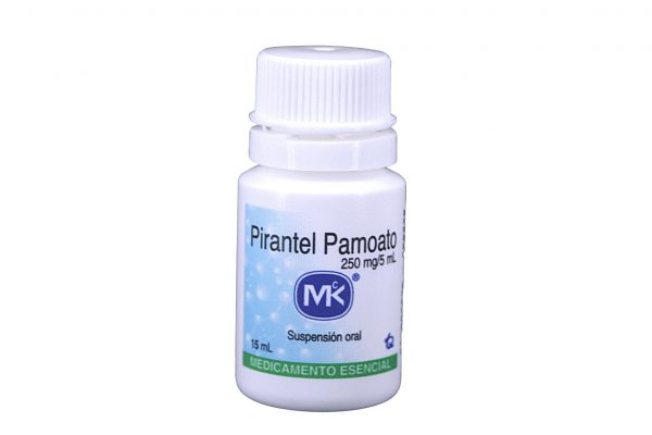 Pirantel Pamoato MK 250 mg/5 mL suspen. * 15 mL. TECNOQUIMICAS