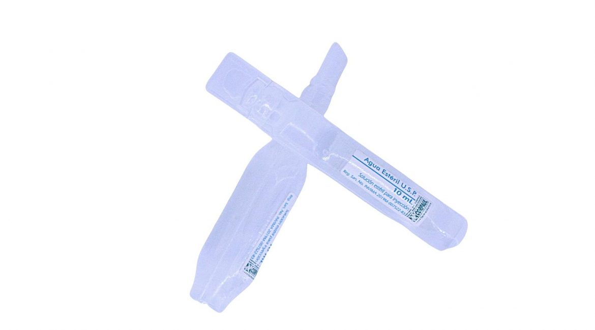 Agua esteril para inyecccion * 10 mL