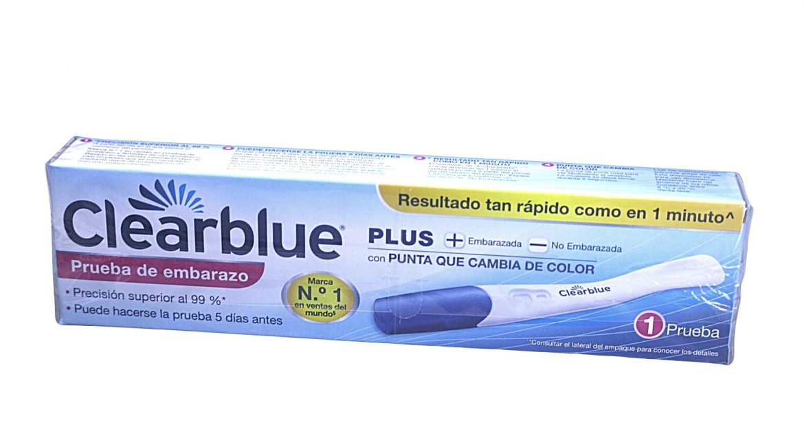 Prueba de embarazo Clearblue Plus