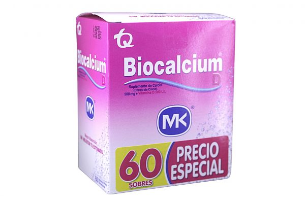 Biocalcium + D MK Polvo * 60 sobres TECNOQUIMICAS