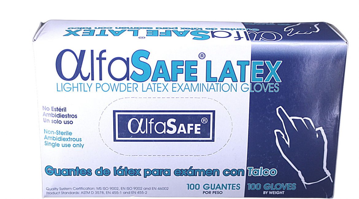 Guantes Latex * 100 unds. L