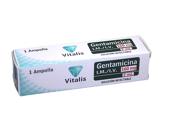 Gentamicina 160 mg amp.* 2 mL VT VITALIS